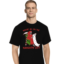 Load image into Gallery viewer, Secret_Shirts T-Shirts, Tall / Large / Black Naughty List
