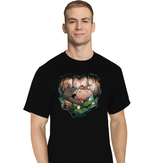 Secret_Shirts T-Shirts, Tall / Large / Black The Forest Dreamers