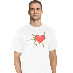Shirts T-Shirts, Tall / Large / White Grinch Heart