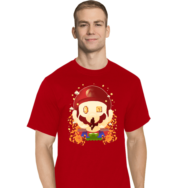 Daily_Deal_Shirts T-Shirts, Tall / Large / Red Mario Memories