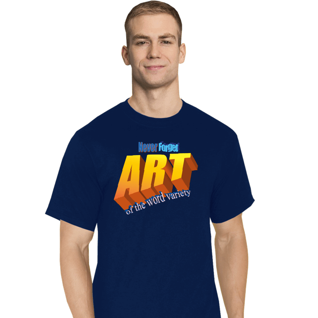 Secret_Shirts T-Shirts, Tall / Large / Navy Word Art