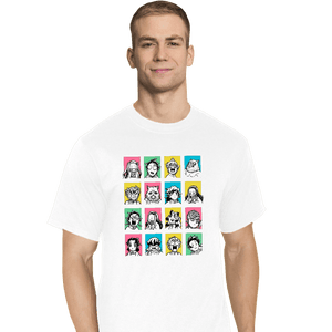 Daily_Deal_Shirts T-Shirts, Tall / Large / White Slayer Faces