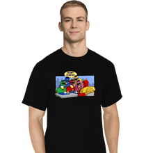 Load image into Gallery viewer, Daily_Deal_Shirts T-Shirts, Tall / Large / Black Mean Rangers
