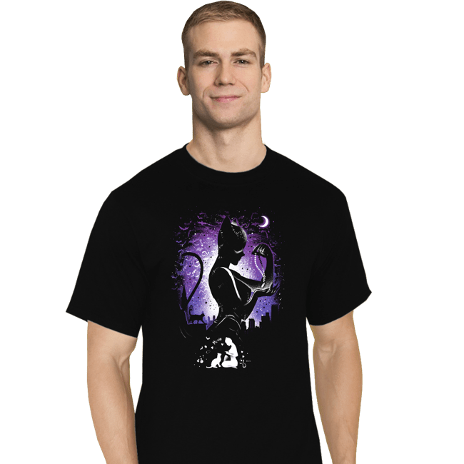 Secret_Shirts T-Shirts, Tall / Large / Black The Cat.