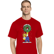 Load image into Gallery viewer, Daily_Deal_Shirts T-Shirts, Tall / Large / Red Festive Feast
