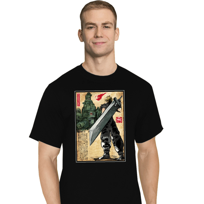 Daily_Deal_Shirts T-Shirts, Tall / Large / Black Welcome Back To Midgar