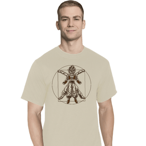 Daily_Deal_Shirts T-Shirts, Tall / Large / White Vitruvian Fyujon