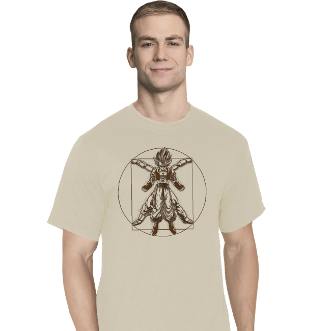 Daily_Deal_Shirts T-Shirts, Tall / Large / White Vitruvian Fyujon