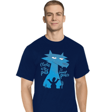 Load image into Gallery viewer, Shirts T-Shirts, Tall / Large / Navy Space Coyote
