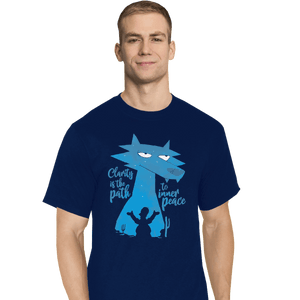 Shirts T-Shirts, Tall / Large / Navy Space Coyote