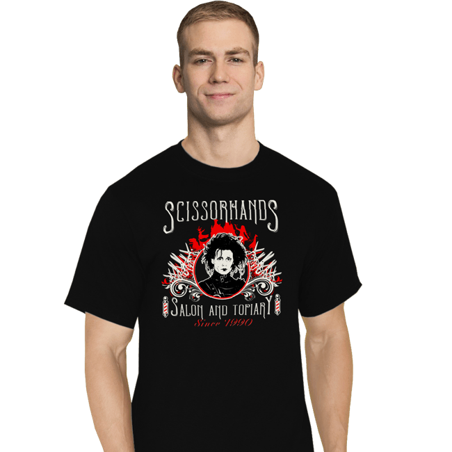 Secret_Shirts T-Shirts, Tall / Large / Black Scissorhands