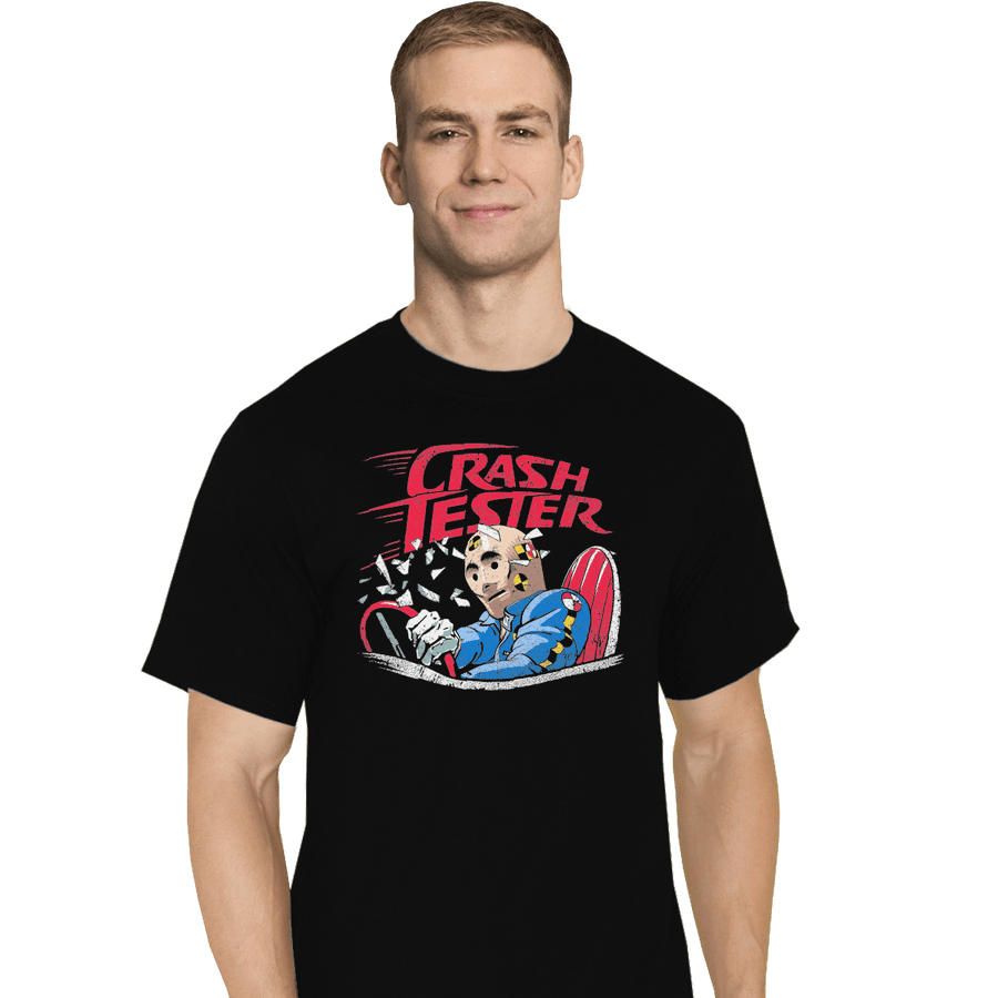 Shirts T-Shirts, Tall / Large / Black Crash Tester