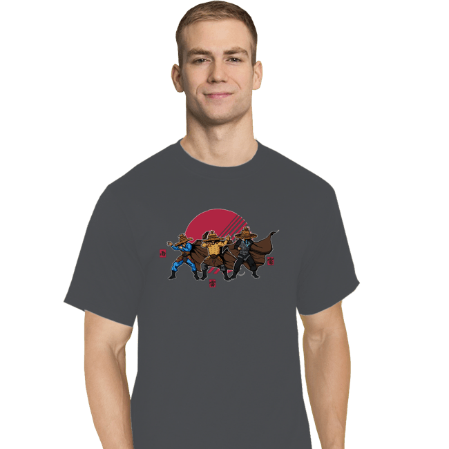 Daily_Deal_Shirts T-Shirts, Tall / Large / Charcoal Straw Hats, Magic, And Kung Fu