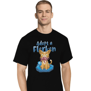 Shirts T-Shirts, Tall / Large / Black Adopt A Flerken