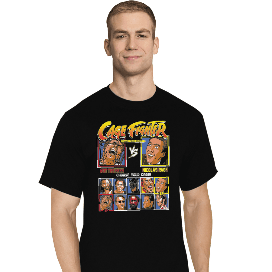 Shirts T-Shirts, Tall / Large / Black Cage Fighter