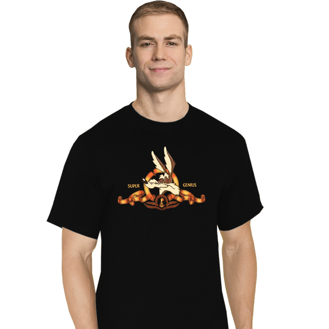 Shirts T-Shirts, Tall / Large / Black Super Genius