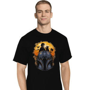 Secret_Shirts T-Shirts, Tall / Large / Black Sunset Of The Way