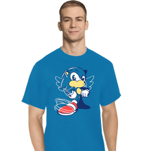 Load image into Gallery viewer, Shirts T-Shirts, Tall / Large / Royal Blue Waiting Hedgehog
