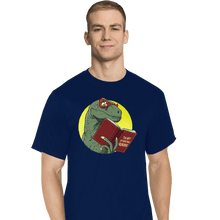 Load image into Gallery viewer, Shirts T-Shirts, Tall / Large / Navy Mmmm Clever Girl
