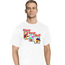 Load image into Gallery viewer, Shirts T-Shirts, Tall / Large / White Stop Swop &#39;N&#39; Roll
