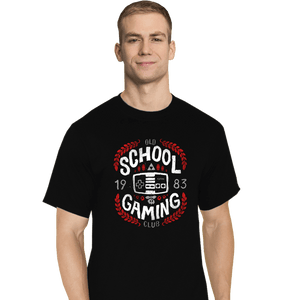 Shirts T-Shirts, Tall / Large / Black NES Gaming Club