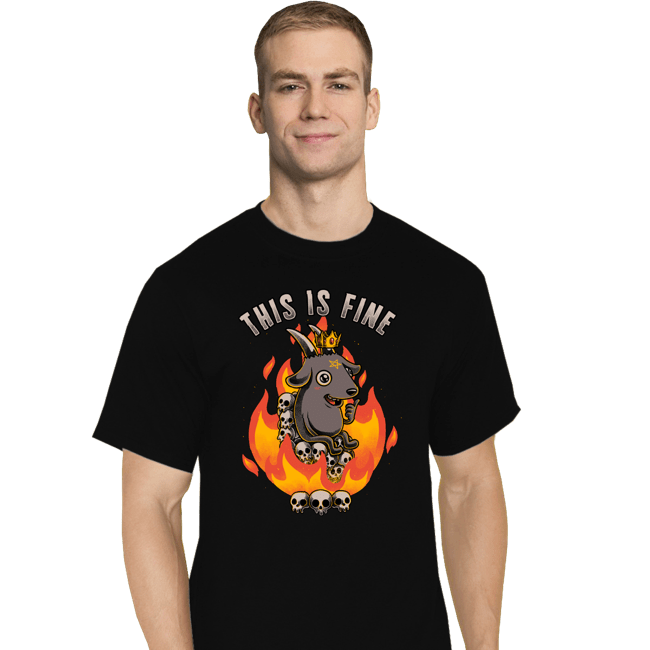 Secret_Shirts T-Shirts, Tall / Large / Black Demonically Fine
