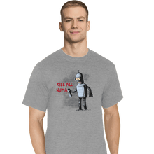 Load image into Gallery viewer, Shirts T-Shirts, Tall / Large / Sports Grey Kill All Humans
