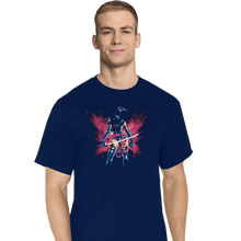 Load image into Gallery viewer, Shirts T-Shirts, Tall / Large / Navy Mental Butterfly
