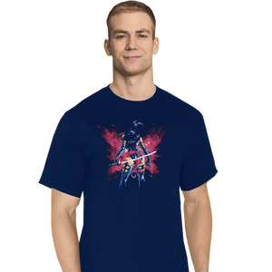 Shirts T-Shirts, Tall / Large / Navy Mental Butterfly