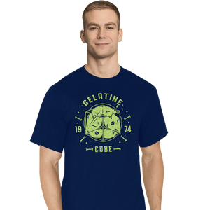 Shirts T-Shirts, Tall / Large / Navy Gelatine Cube