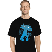Load image into Gallery viewer, Secret_Shirts T-Shirts, Tall / Large / Black Space Coyote Secret Sale
