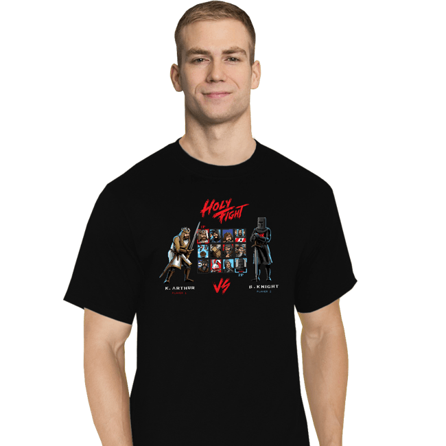 Shirts T-Shirts, Tall / Large / Black Holy Fight