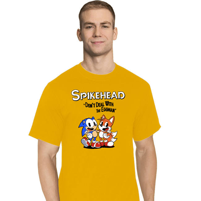 Daily_Deal_Shirts T-Shirts, Tall / Large / White Spikehead