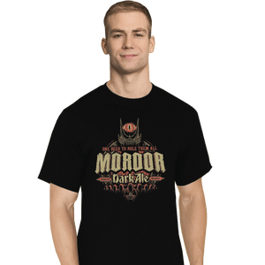 Shirts T-Shirts, Tall / Large / Black Mordor Dark Ale