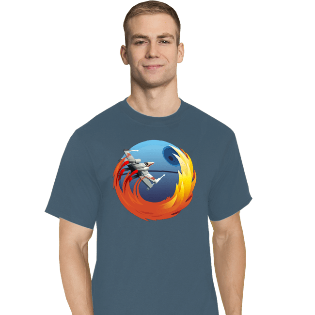 Shirts T-Shirts, Tall / Large / Indigo Blue Browsing No Moon