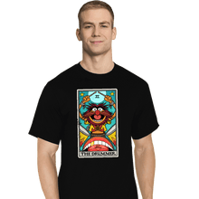Load image into Gallery viewer, Daily_Deal_Shirts T-Shirts, Tall / Large / Black The Drummer
