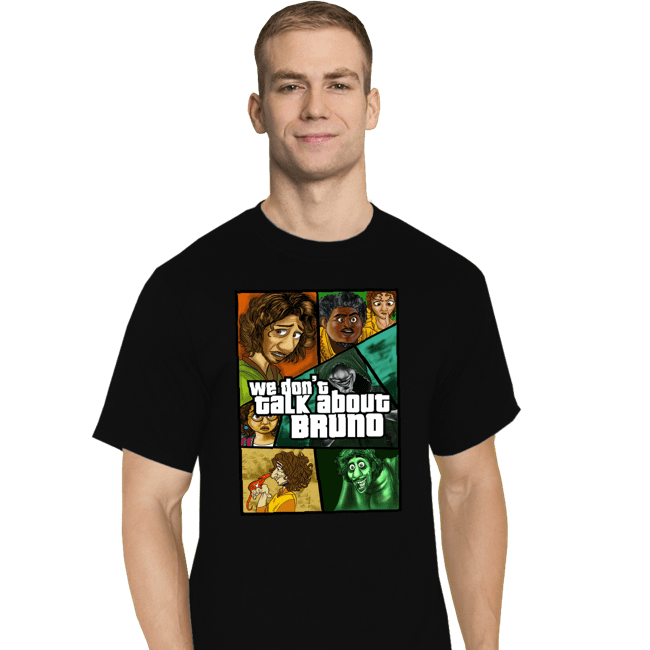 Daily_Deal_Shirts T-Shirts, Tall / Large / Black We Don't Talk About Bruno