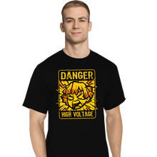 Load image into Gallery viewer, Secret_Shirts T-Shirts, Tall / Large / Black Danger High Voltage
