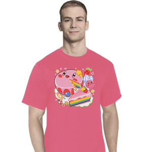Shirts T-Shirts, Tall / Large / Red Kirby Cake