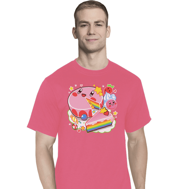 Shirts T-Shirts, Tall / Large / Red Kirby Cake