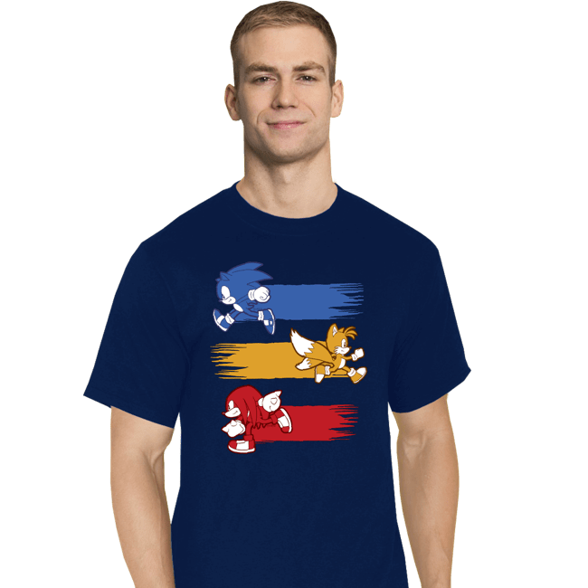 Daily_Deal_Shirts T-Shirts, Tall / Large / Navy Runners