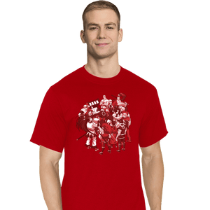 Shirts T-Shirts, Tall / Large / Red SNK