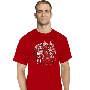 Shirts T-Shirts, Tall / Large / Red SNK