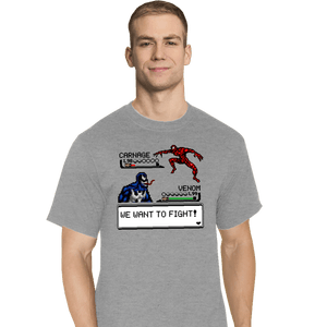 Shirts T-Shirts, Tall / Large / Sports Grey Carnage Fight