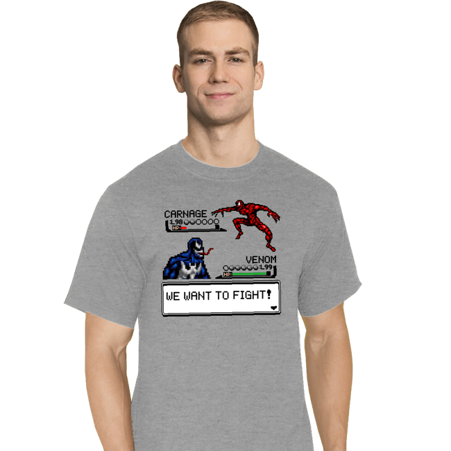 Shirts T-Shirts, Tall / Large / Sports Grey Carnage Fight