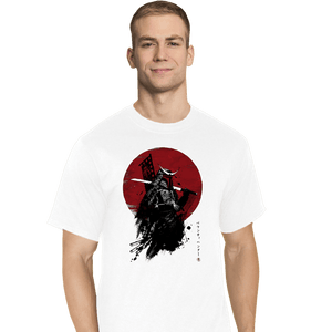 Shirts T-Shirts, Tall / Large / White Mandalorian Samurai