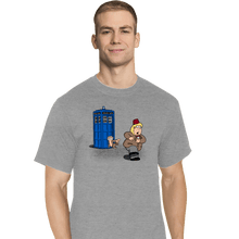 Load image into Gallery viewer, Shirts T-Shirts, Tall / Large / Sports Grey The Tardis Monkey
