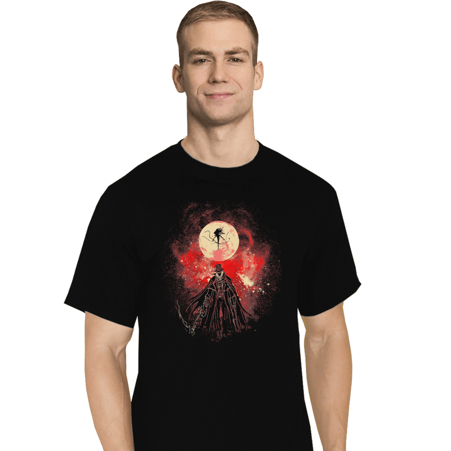 Shirts T-Shirts, Tall / Large / Black Moon Presence Art