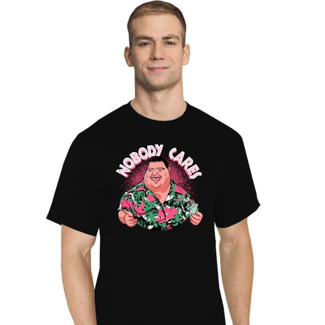 Daily_Deal_Shirts T-Shirts, Tall / Large / Black Nobody Cares
