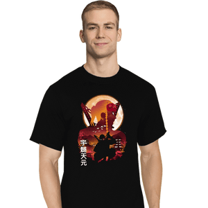 Daily_Deal_Shirts T-Shirts, Tall / Large / Black Demon Tengen